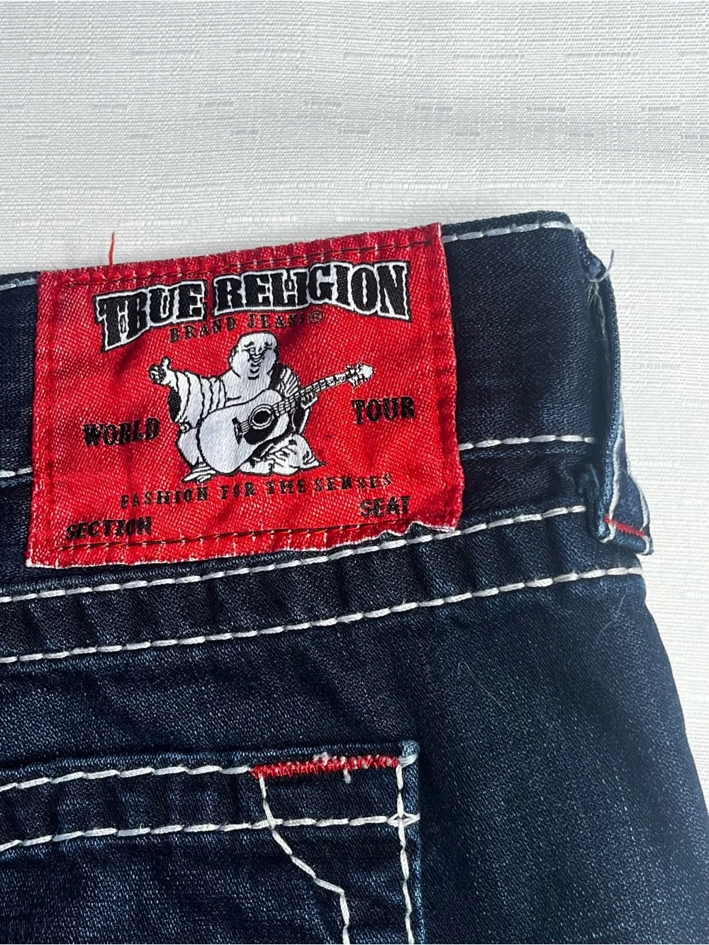 Men’s True Religion Dark Blue Bootcut Jeans